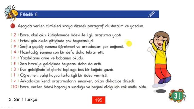 BRT 9 Şubat 2021 Uzaktan Eğitim 3 Sınıf