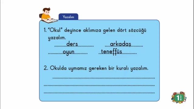 BRT 23 Şubat 2021 Uzaktan Eğitim 1 Sınıf