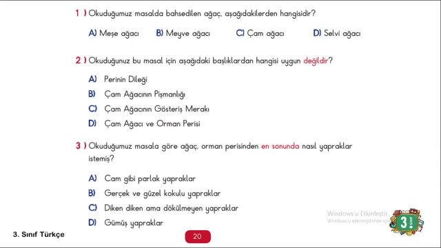 BRT 24 Şubat 2021 Uzaktan Eğitim 3 Sınıf