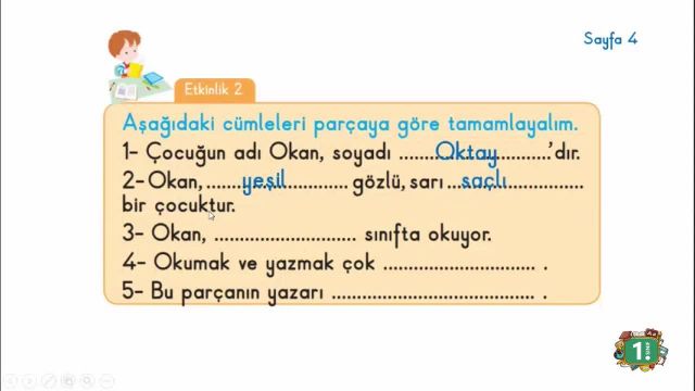BRT 25 Şubat 2021 Uzaktan Eğitim 1 Sınıf