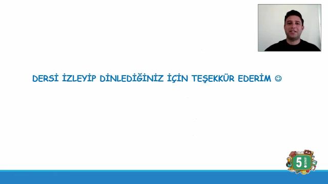 BRT 1 MART  2021 Uzaktan Eğitim 5 Sınıf