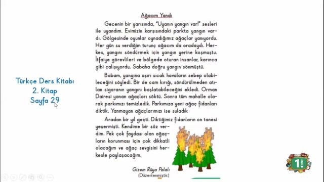 BRT 16 MART  2021 Uzaktan Eğitim 1 Sınıf